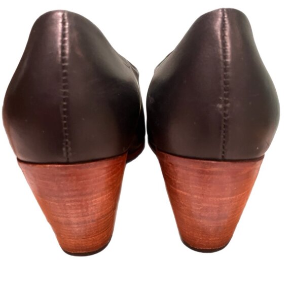 Nisolo Austin black heels low cut bootie sz 6.5-7 - Picture 3 of 5